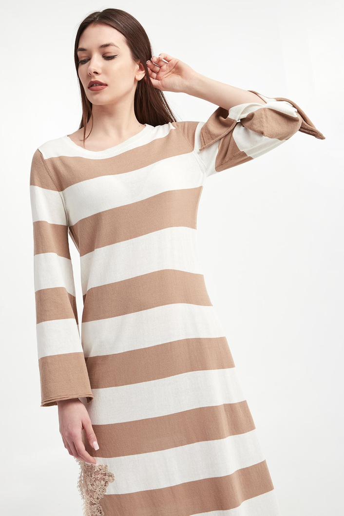 Sukienka maxi w paski ERMANNO FIRENZE