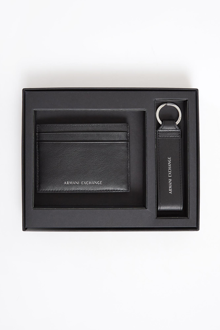 Zestaw męski portfel + brelok ARMANI EXCHANGE