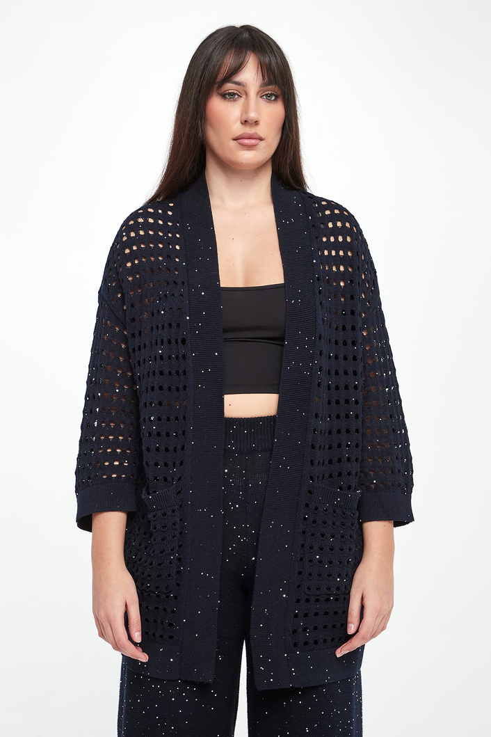 Kardigan damski ażurowy JOSEPH RIBKOFF