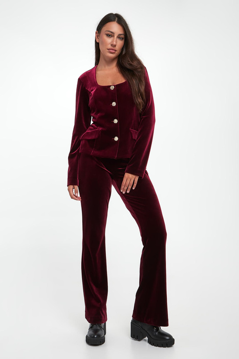 Spodnie damskie welurowe JOSEPH RIBKOFF