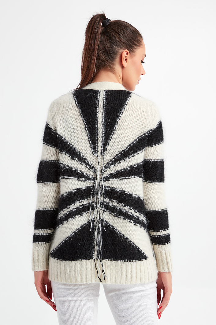 Kardigan z moherem Noresund JOHN RICHMOND