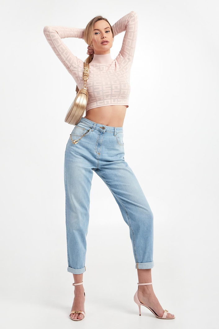 Sweter damski z golfem ELISABETTA FRANCHI