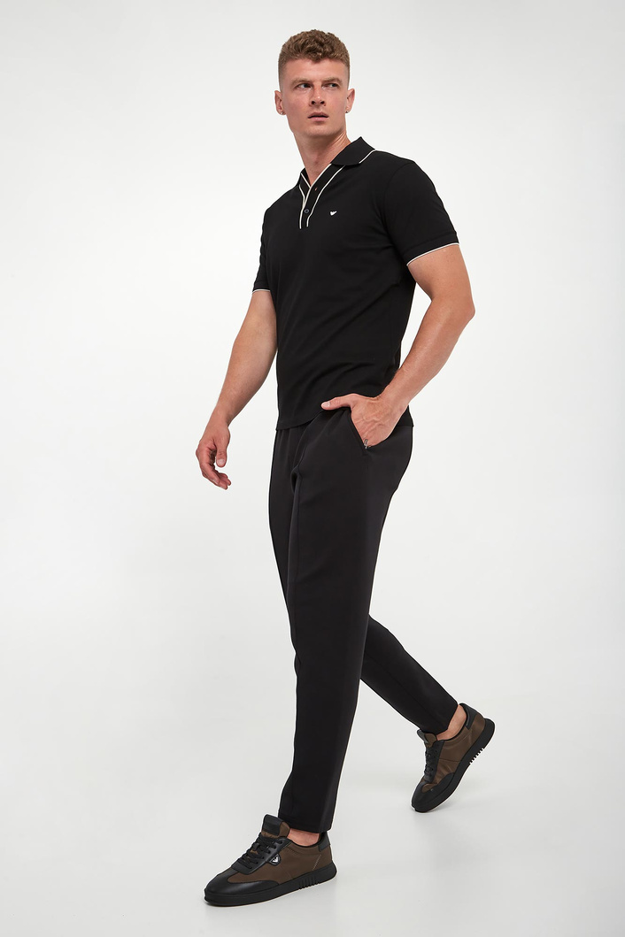 Polo męskie z logo EMPORIO ARMANI