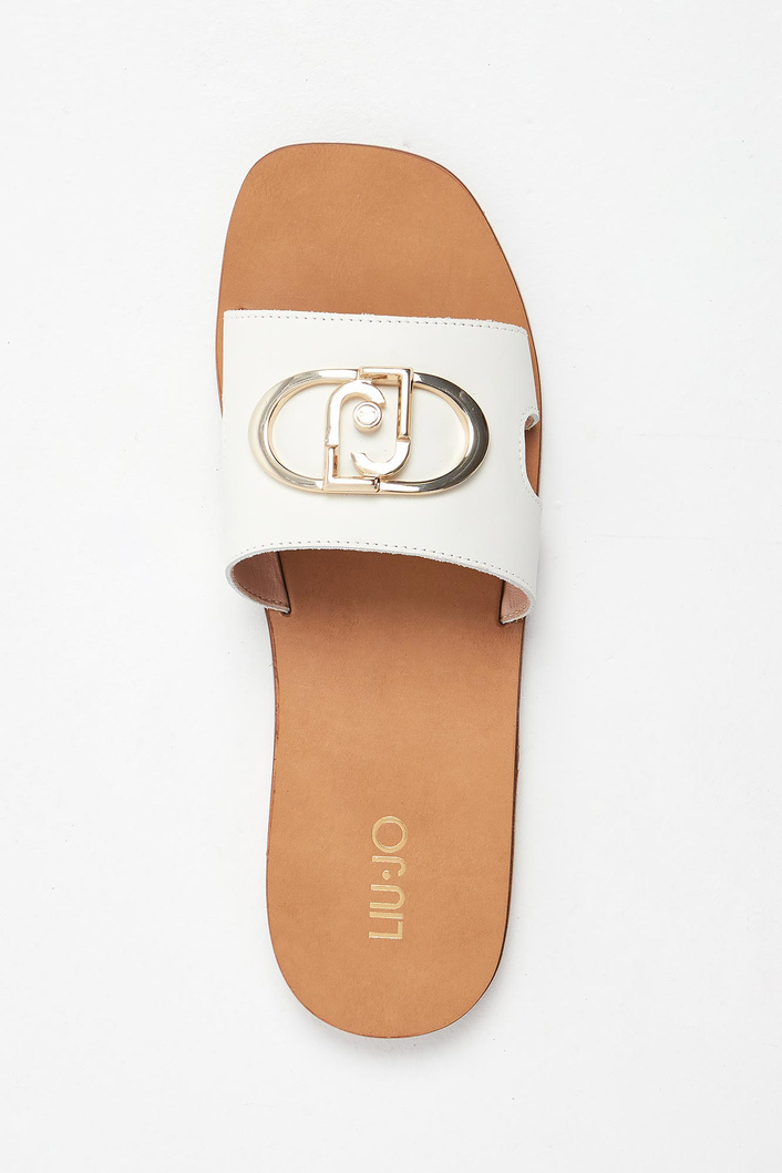 Klapki damskie skórzane LIU JO