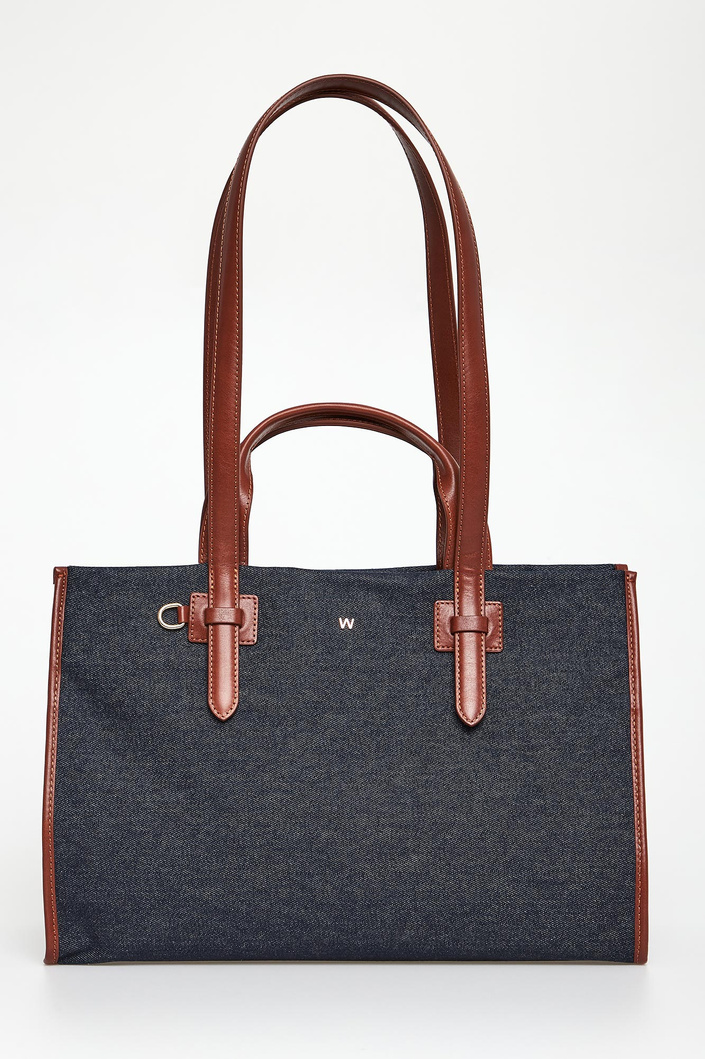 Torebka jeasnowa shopperka Giannadenim WEEKEND MAX MARA