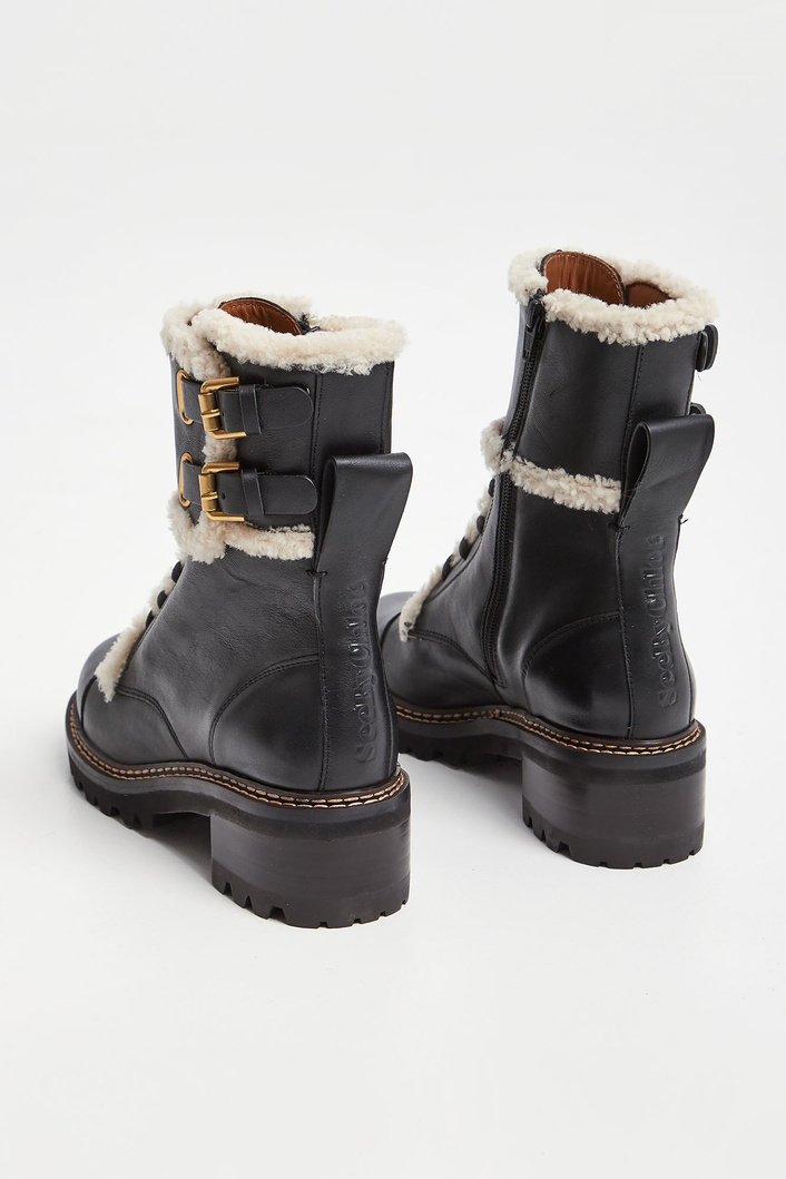 Trapery skórzane SEE BY CHLOÉ