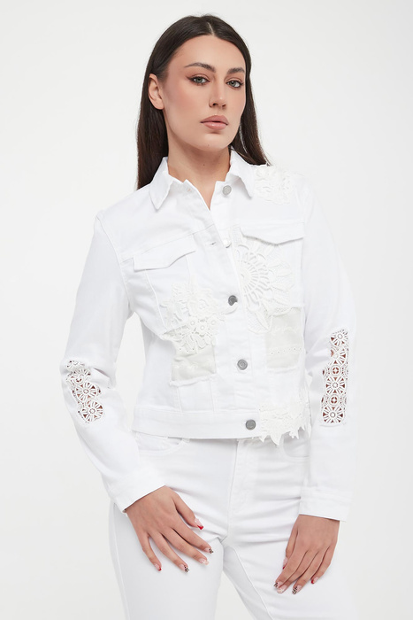 Katana jeansowa damska z haftem JOSEPH RIBKOFF JEANS