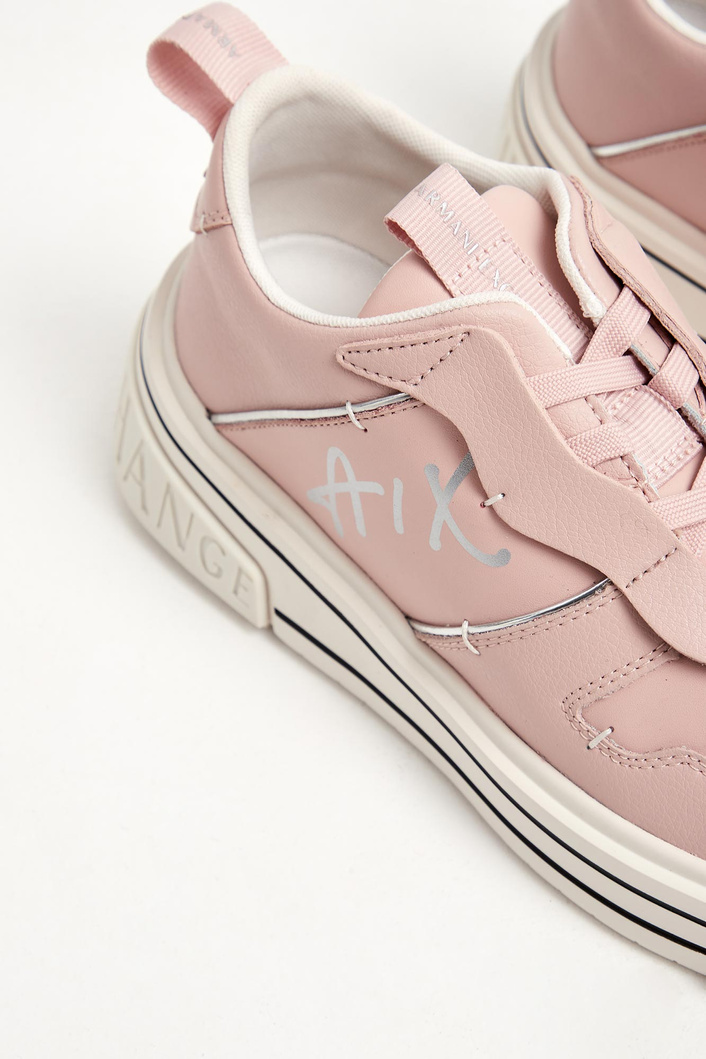 Sneakersy damskie skórzane ARMANI EXCHANGE