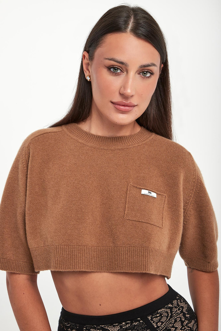 Sweter damski z kaszmirem ELISABETTA FRANCHI