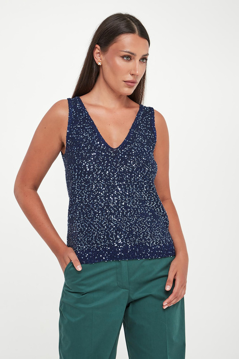 Top damski z cekinami Milord WEEKEND MAX MARA