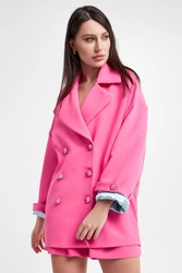 Płaszcz damski dwurzędowy CHIARA FERRAGNI