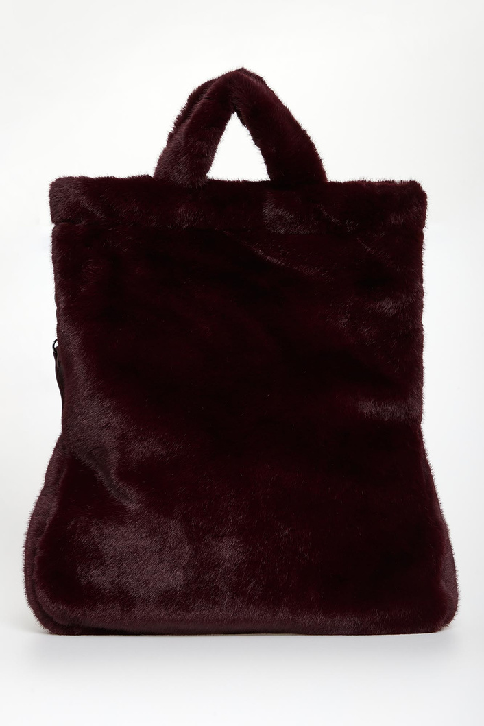 Torebka futerkowy shopper DIEGO M