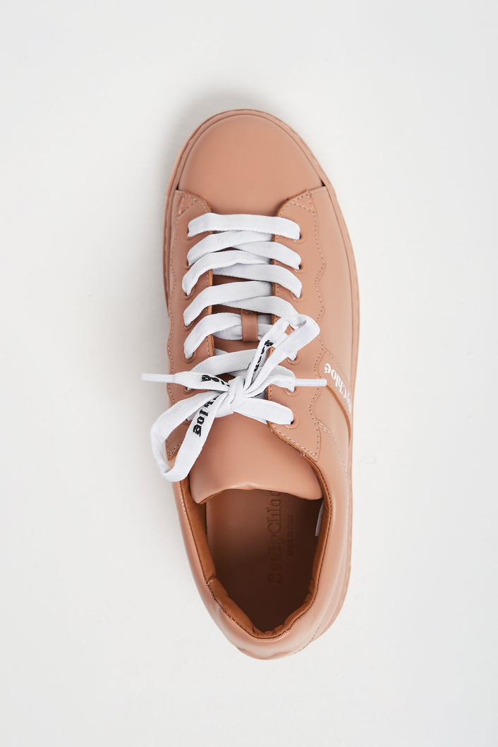 Sneakersy skórzane SEE BY CHLOÉ