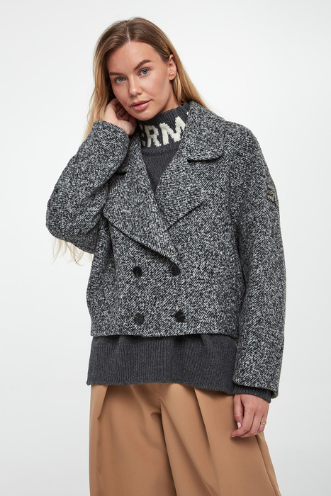 Płaszcz damski wełniany krótki ERMANNO FIRENZE