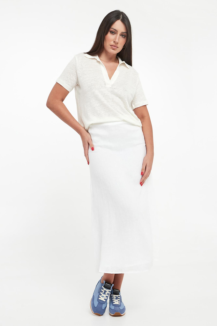 Polo damskie lniane Troms ECOALF
