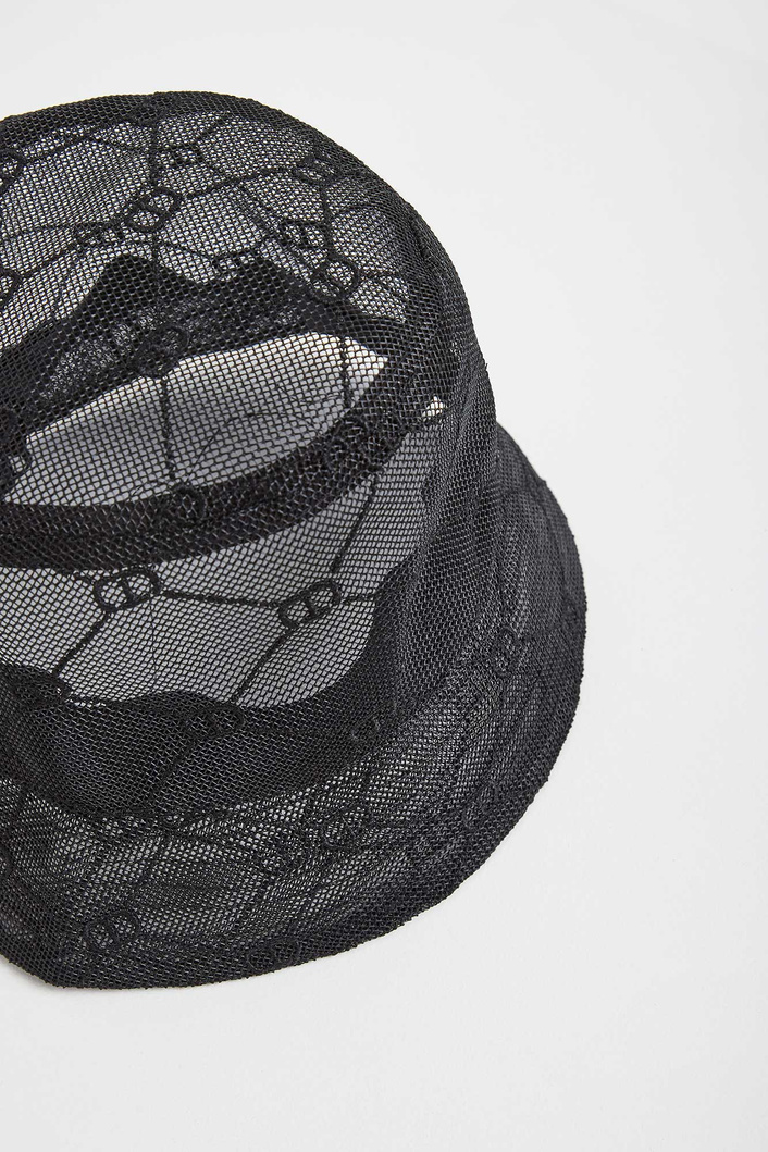 Bucket hat damski ażurowy TWINSET