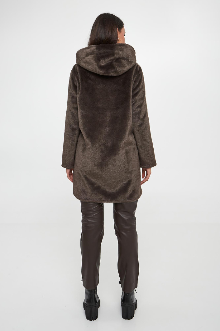 Kożuch damski dwustronny DIEGO M