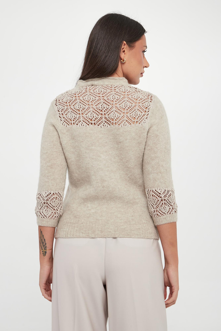 Sweter damski z alpaki Verace MARELLA MONOCHROME