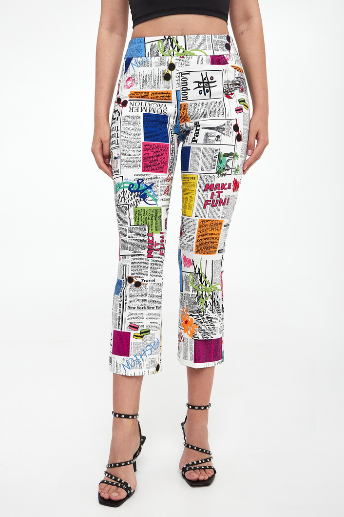 Spodnie damskie we wzór JOSEPH RIBKOFF