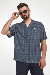 Koszula męska z krótkim rękawem EMPORIO ARMANI SWIMWEAR