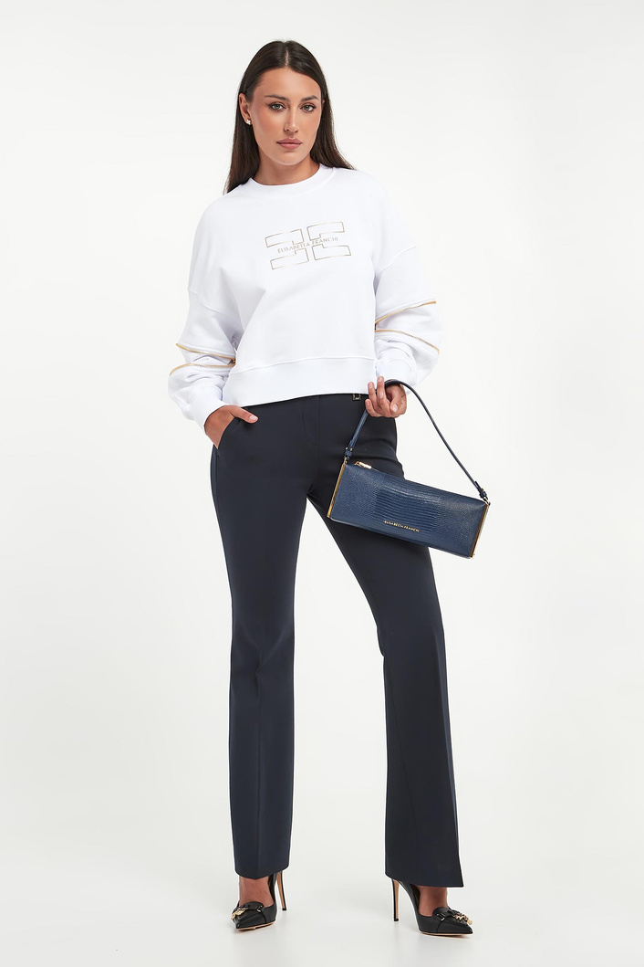 Bluza damska z zamkami ELISABETTA FRANCHI