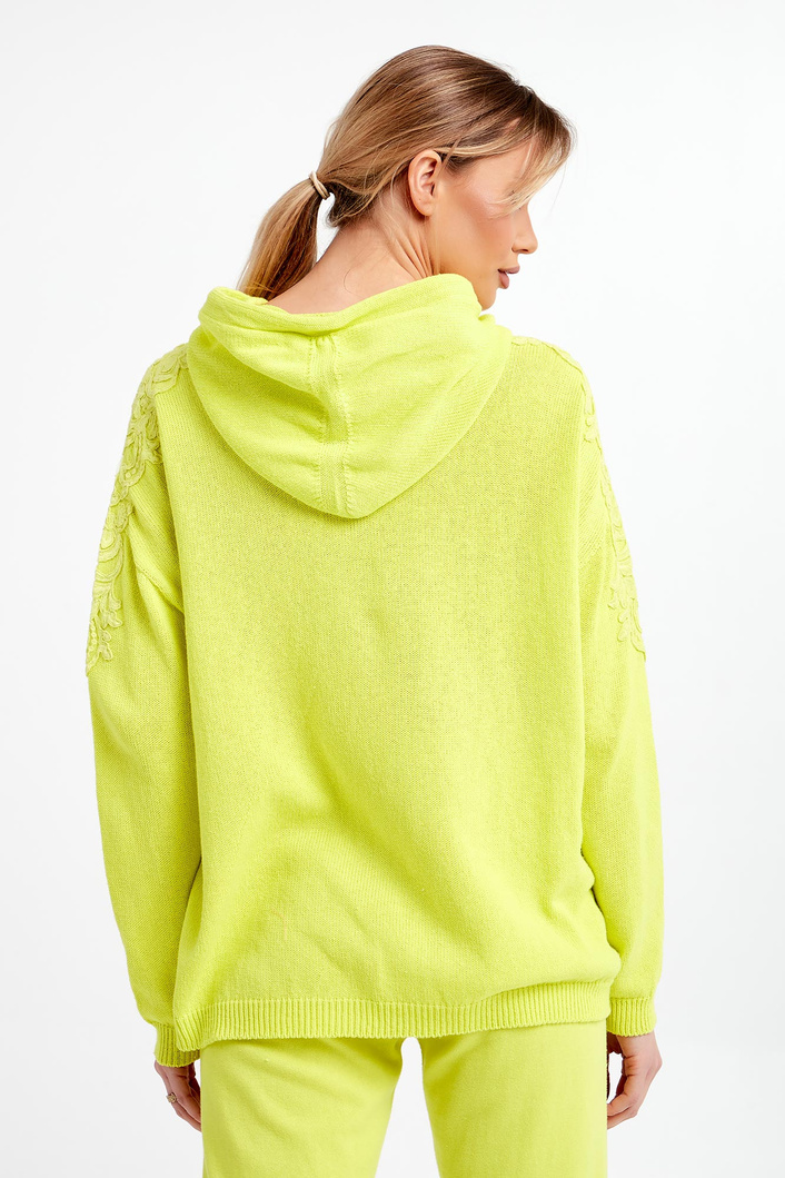 Sweter damski z kapturem ERMANNO FIRENZE