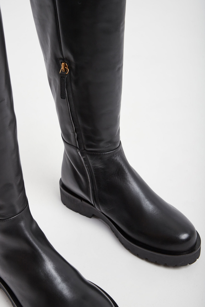 Kozaki skórzane TWINSET