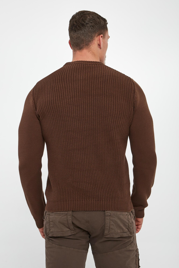 Sweter męski z logo AERONAUTICA MILITARE