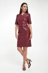 Sukienka z ekoskóry JOSEPH RIBKOFF