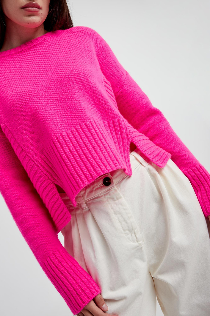 Sweter damski wełniano-kaszmirowy Armadillo PINKO