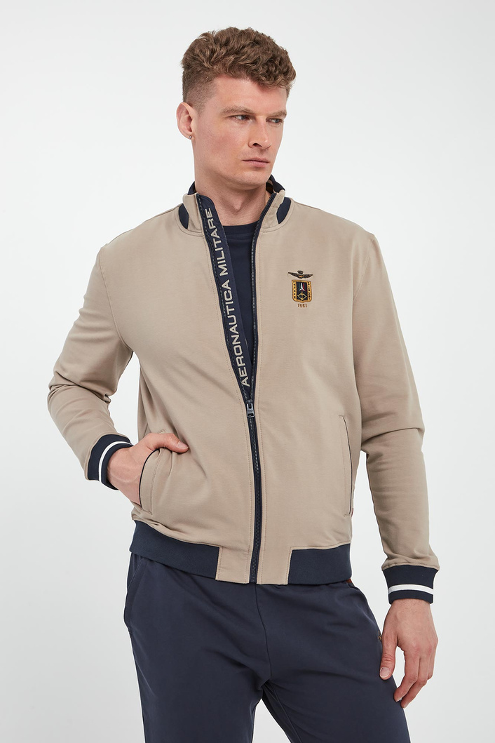 Bluza męska ze stójką AERONAUTICA MILITARE