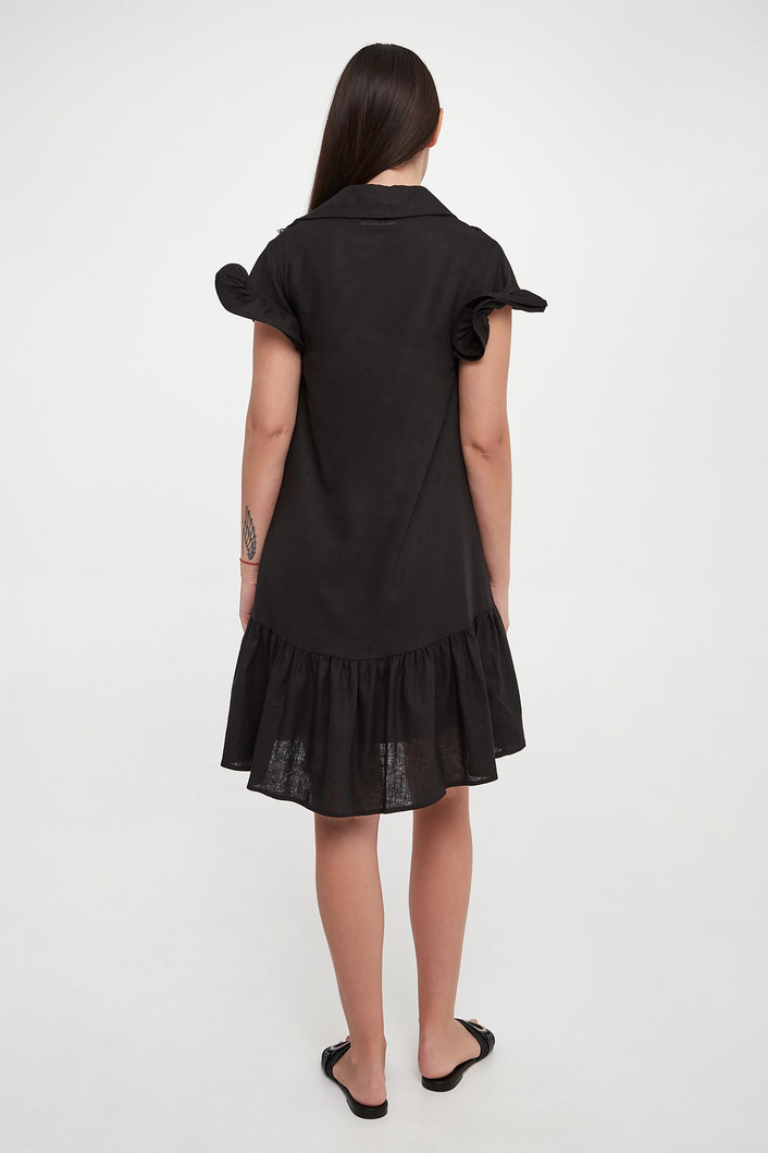 Sukienka lniana mini ERMANNO FIRENZE