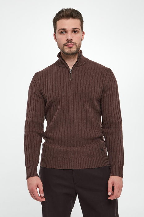 Sweter męski wełniany z golfem LIU JO