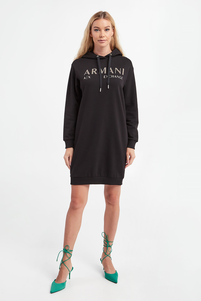 Sukienka z kapturem ARMANI EXCHANGE