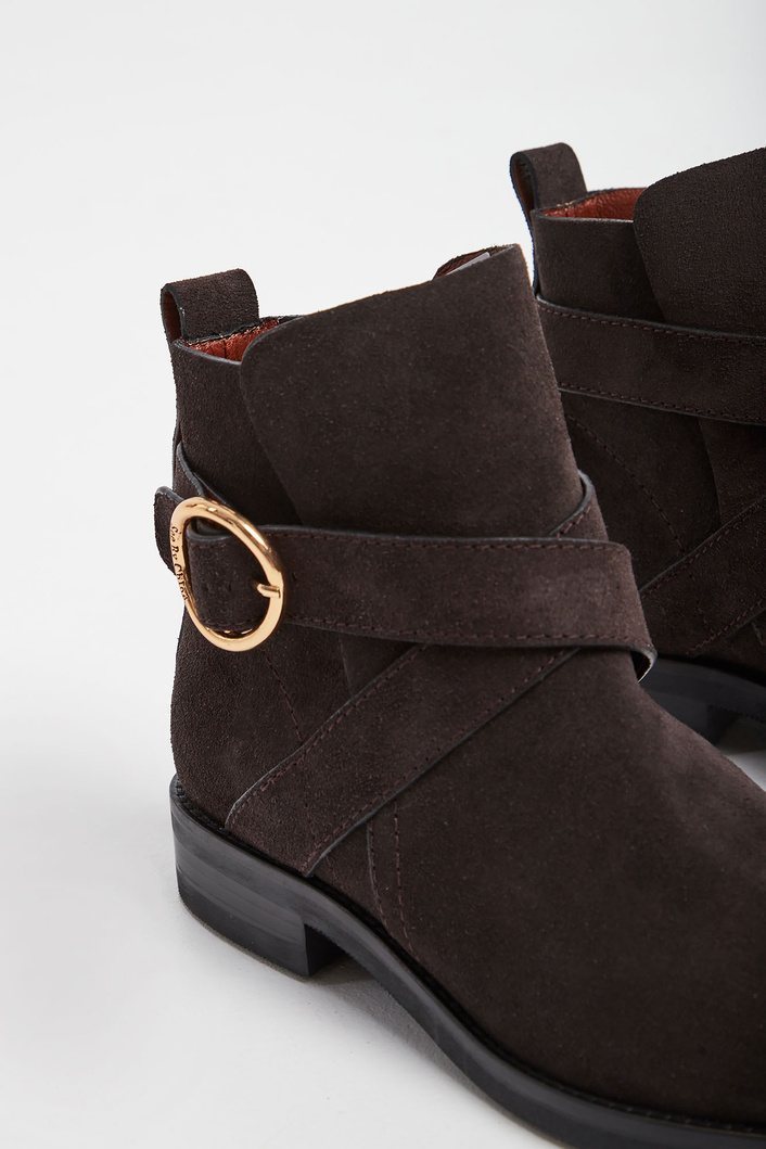 Botki zamszowe SEE BY CHLOÉ