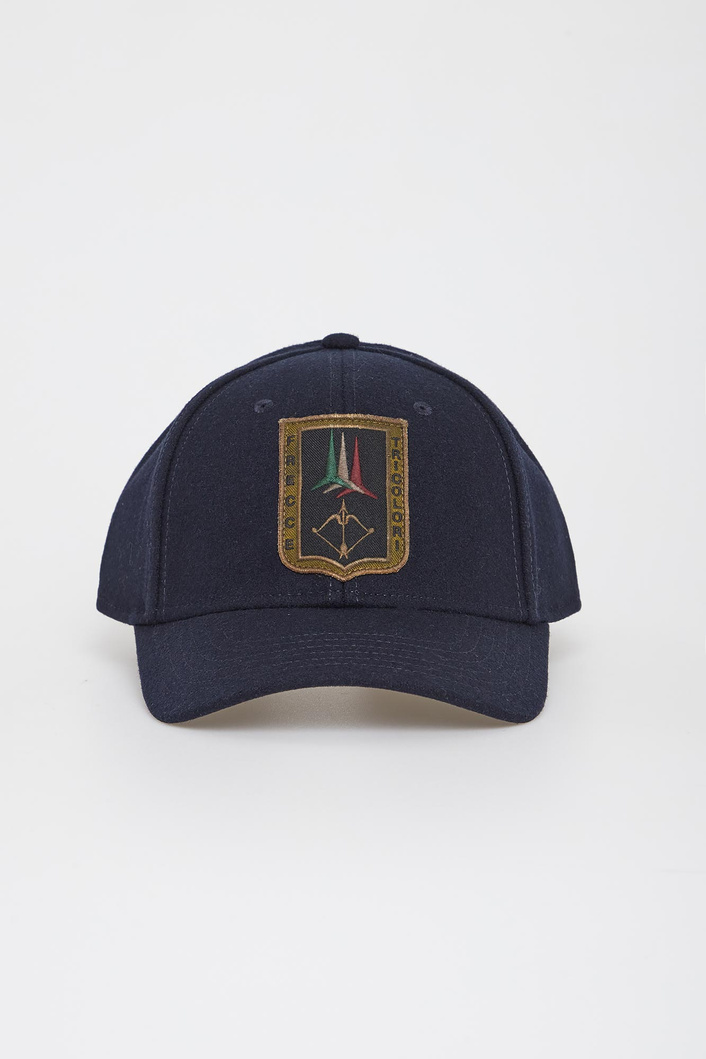 Czapka męska wełniana z daszkiem AERONAUTICA MILITARE
