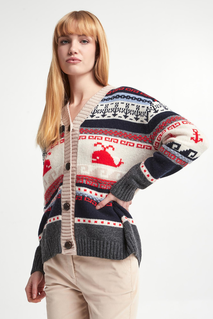 Kardigan damski wełniany Gleba WEEKEND MAX MARA