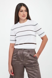 Sweter damski w paski PESERICO