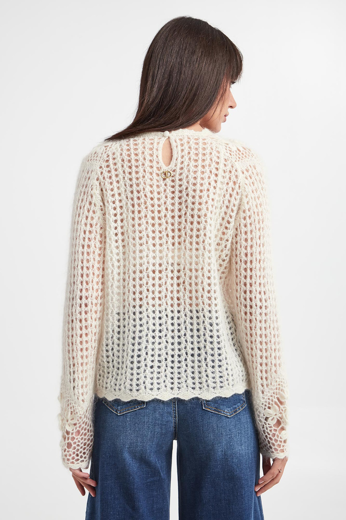 Sweter damski ażurowy TWINSET