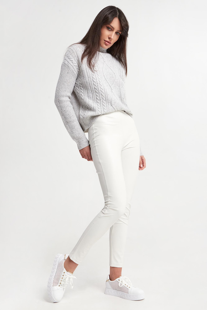 Spodnie damskie z ekoskóry Zefir MAX MARA LEISURE