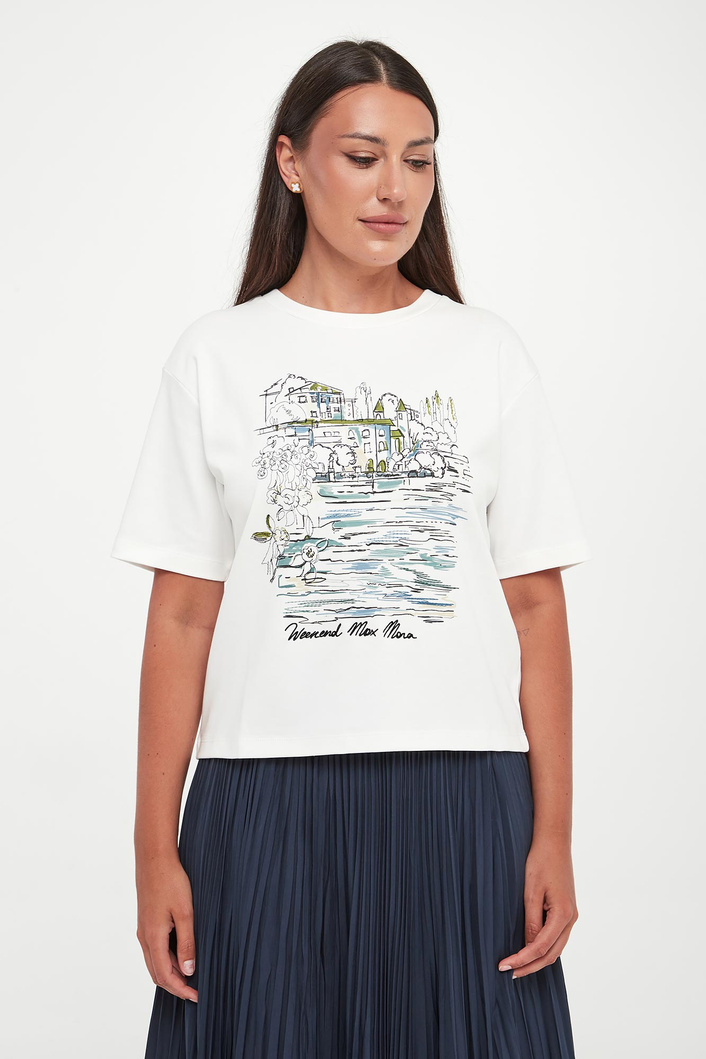T-shirt damski Sala WEEKEND MAX MARA