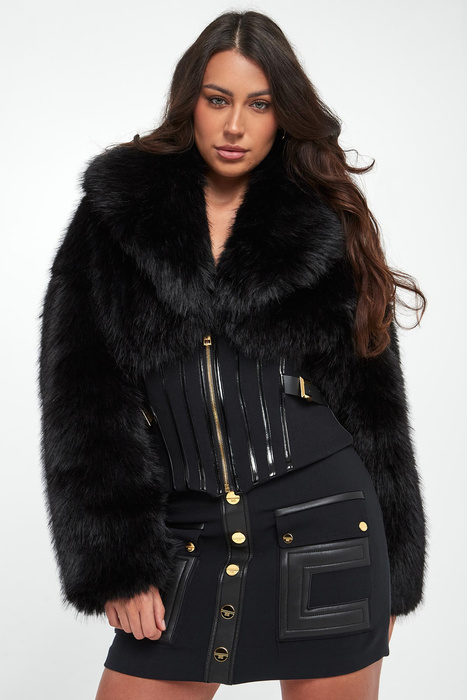 Kurtka damska z futrem ELISABETTA FRANCHI