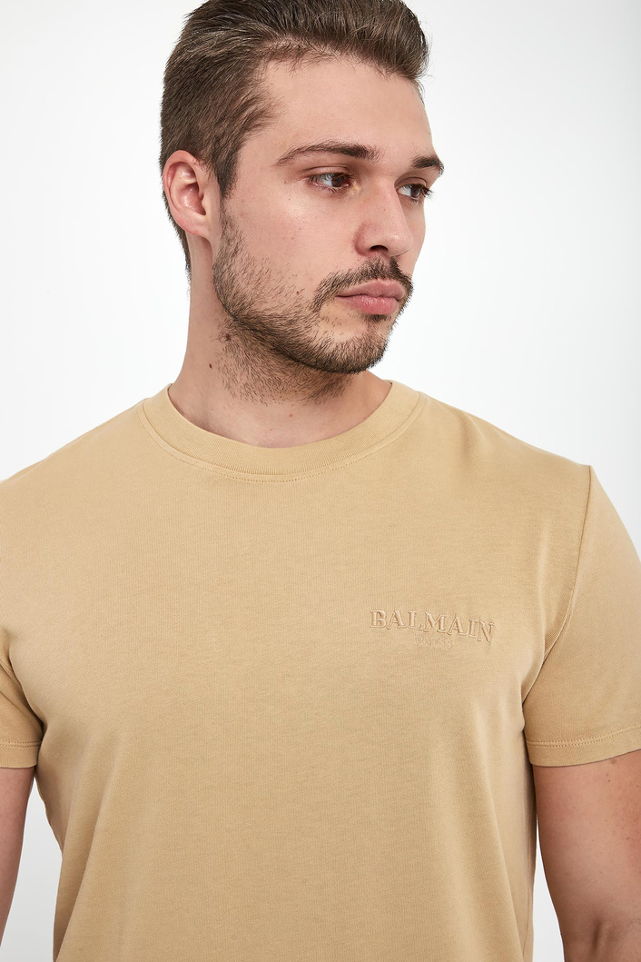 T-shirt męski dzianinowy BALMAIN
