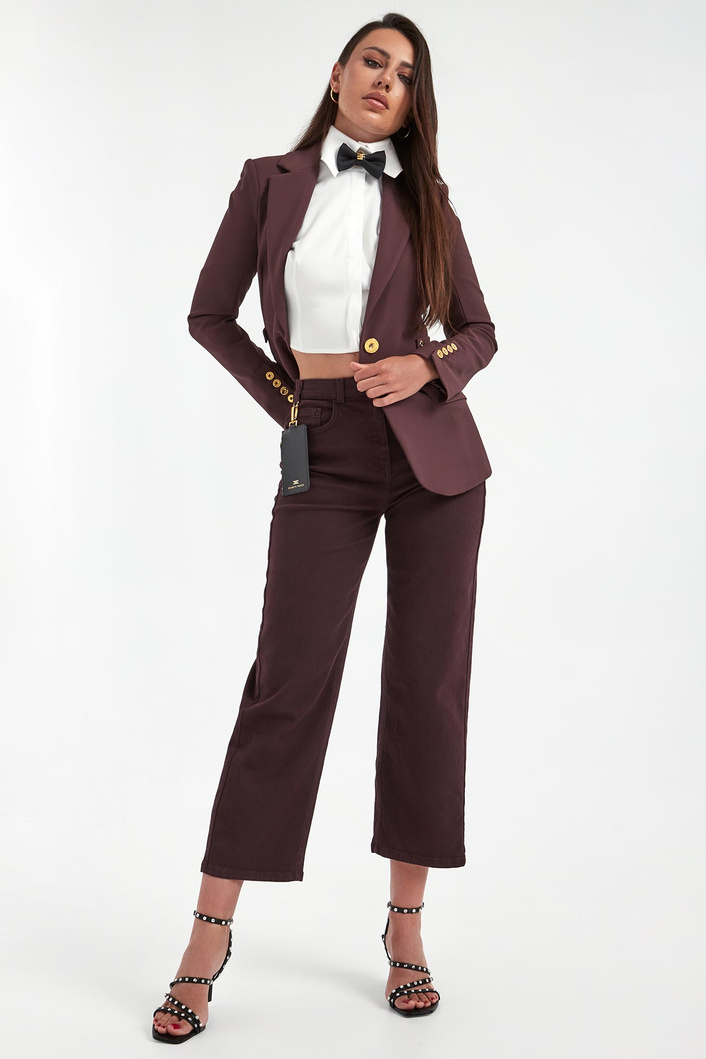 Żakiet z krepy ELISABETTA FRANCHI