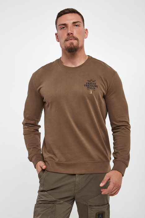 Longsleeve męski z logo AERONAUTICA MILITARE