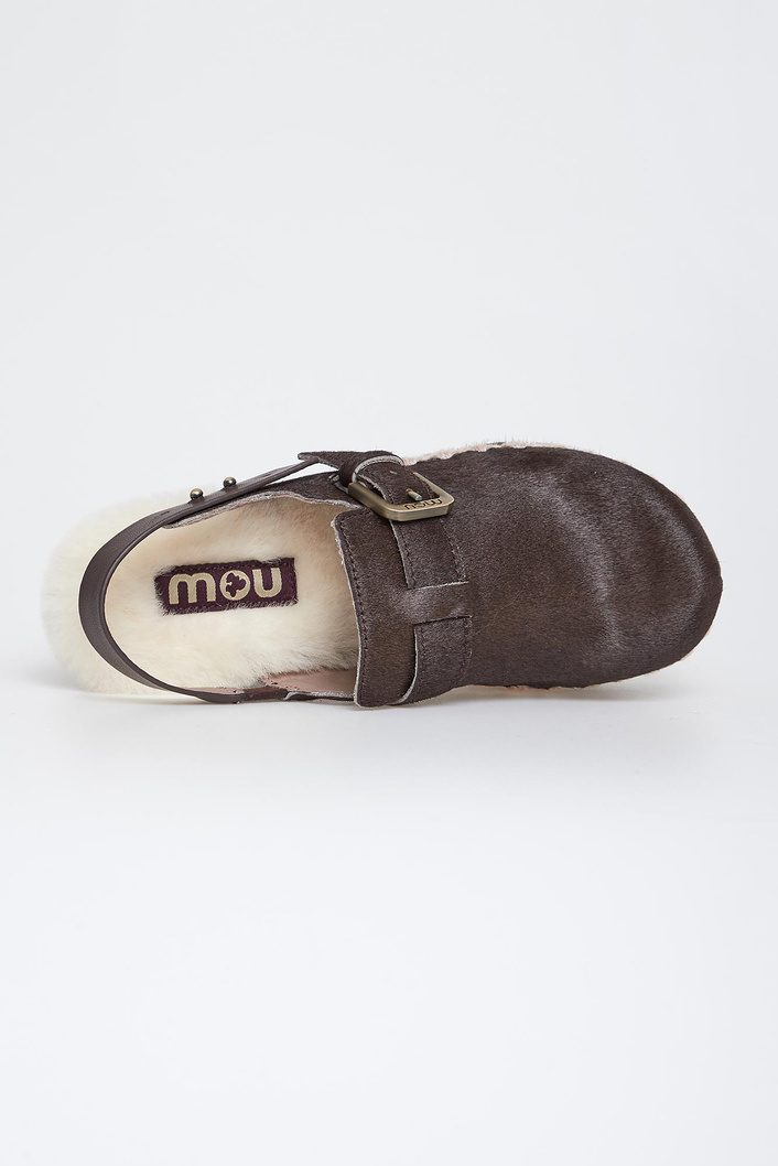 Klapki damski Pony skin clog MOU