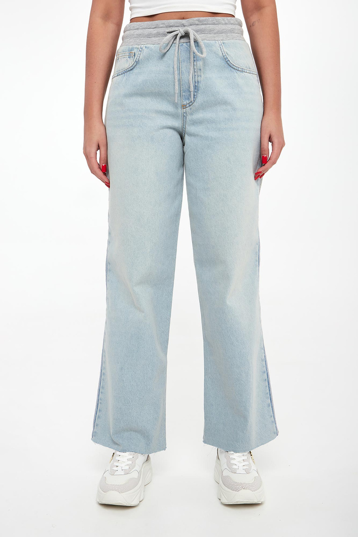 Spodnie damskie z denimem LIU JO