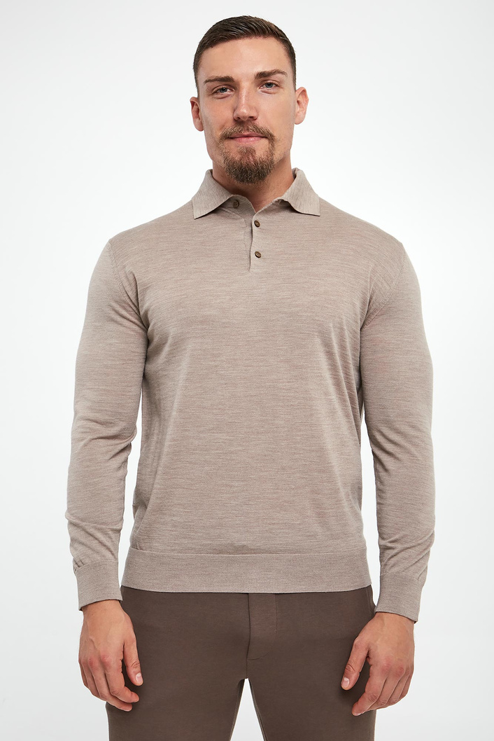 Sweter męski z wełny dziewiczej PAUL&SHARK