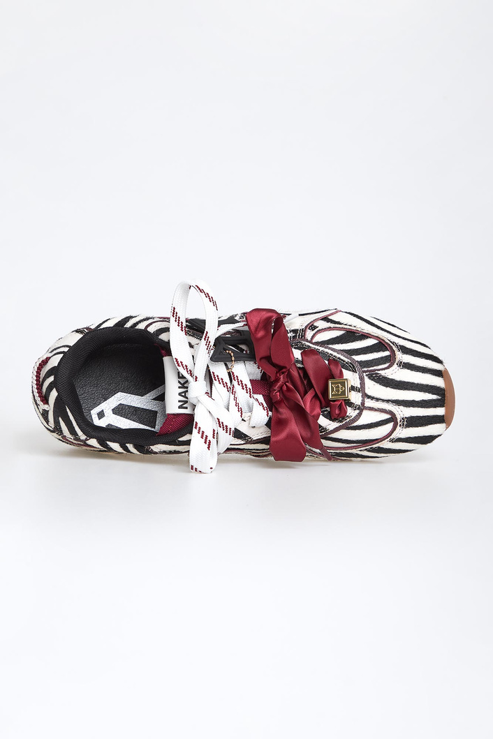 Sneakersy damskie wzór zebry Anored NAKED WOLFE