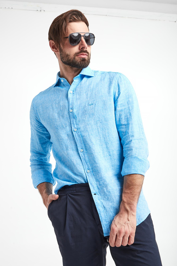 Koszula męska lniana PAUL&SHARK